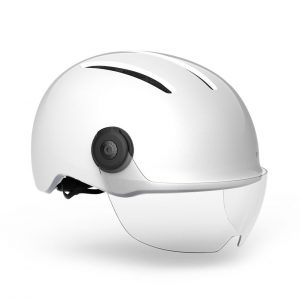 Met Vibe On Mips Matt Black. Matt schwarzer E-Bike-Helm mit Visier | Fahrradhelm DE