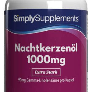 Nachtkerzenöl 1000mg – 360 Kapseln | SimplySupplements