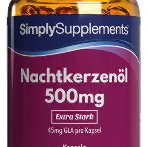 Nachtkerzenöl 500mg – 360 Kapseln | SimplySupplements