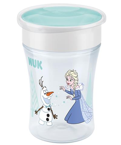 NUK Disney Frozen Magic Cup mit Trinkrand 230ml türkis | NUK