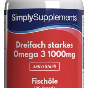 Dreifach starkes Omega 3 1000mg – 240 Kapseln | SimplySupplements