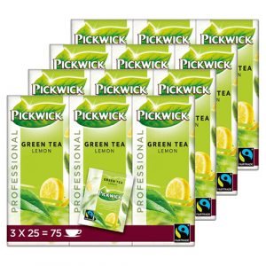 Pickwick – Professional Green Tea Lemon – 4x (3x 25 Teebeutel) | Foodworld-XL