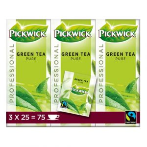 Pickwick – Professional Green Tea Pure – 3x 25 Teebeutel | Foodworld-XL
