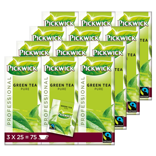 Pickwick - Professional Green Tea Pure - 4x (3x 25 Teebeutel) | Foodworld-XL