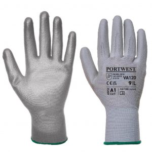 Portwest Vending PU Palm Glove, grau, M | Krähe Workwear