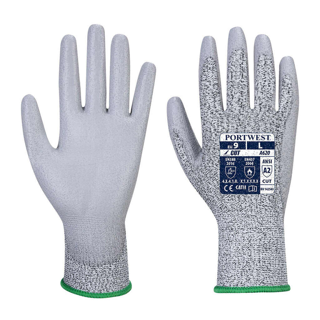 Portwest Vending LR Cut PU Palm Glove, grau, L | Krähe Workwear