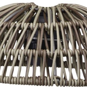 PR Home Hue Lampenschirm Rattan für Außen grau grün beige 30cm für E27 Pendelaufhang | CHT Onlineshop