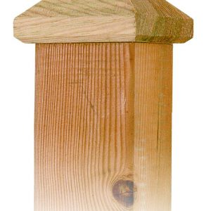 Pfostenkappen Pfostenabdeckung Flach holz 80mm | Intergardshop.de