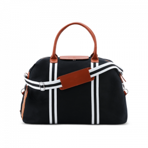 Saint Maniero Weekender Taschen Reisetasche Damen Sporttasche Vintage Handgepäck Tasche Duffle Bag Segeltuchtasche (ReisetascheMassimo•Schwarz) |