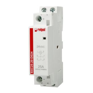 RELPOL RXC25-20-D024 Installationsschütz 24V DC 25A 2 Schliesser | elotronics
