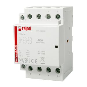 RELPOL RXC40-31-D024 Installationsschütz 24V DC 40A 3 Schliesser + 1 Öffner | elotronics