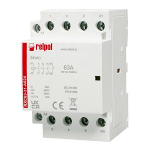 RELPOL RXC63-31-A024 Installationsschütz 24V AC 63A 3 Schliesser + 1 Öffner | elotronics