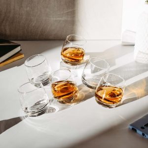 Rocking Whisky Schwenkgläser 6er Set, Geschenke für Männer, Geschenk Männer, Geschenk Freund, Geschenk Bruder, Geschenk Papa, Witzige Geschenke,