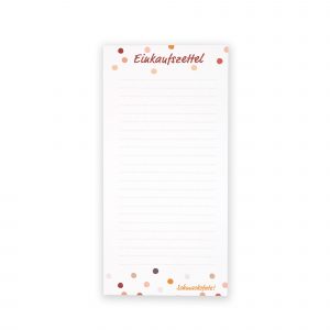 Einkaufszettel, Notizblock “Schmackofatz” | WOLL Onlineshop