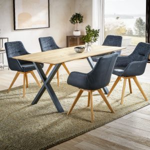 Massivholztisch TIM aus Wildeiche | massive-naturmoebel