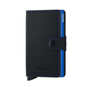 Secrid – Miniwallet – Matte Black & Blue | Zeitgeist Shop