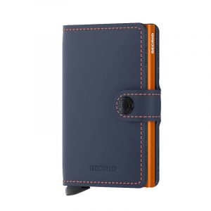 Secrid – Miniwallet – Matte Nightblue & Orange | Zeitgeist Shop