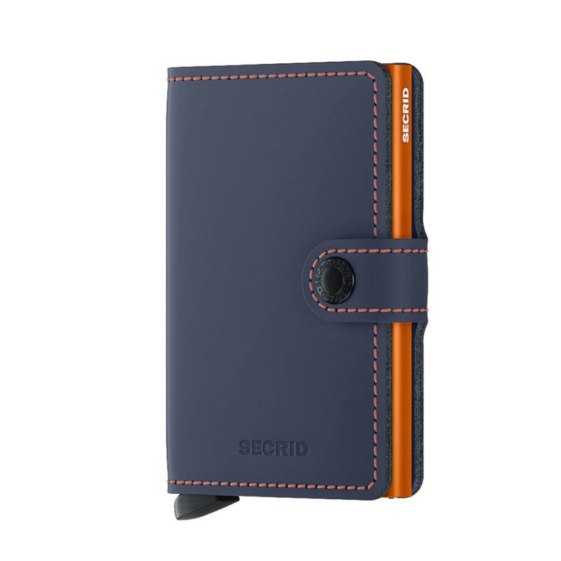 Secrid - Miniwallet - Matte Nightblue & Orange | Zeitgeist Shop