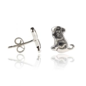 Ohrstecker 925 Sterling Silber mit Hündchen | Mein-Ohrstecker