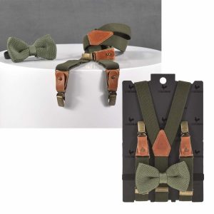 Hosenträger Kinder Set mit Fliege Jungen “KIDS” Glenn Green | Ordnung und mehr