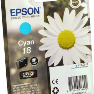 Epson Tinte C13T18024012 Cyan 18 cyan | Tonerpreis