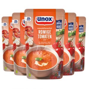 Unox – Cremige Tomatensuppe – 5x 570ml | Foodworld-XL