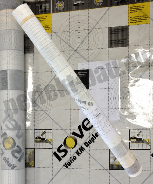 Isover Vario KM Duplex Klimamembran Dampfbremse 60 m² (2,76€/m²) | Perfekt-Bau.eu