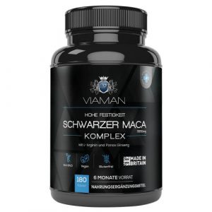 Black Maca Complex 5000mg, 180 Kapseln – Natürliches Ergänzungsmittel für Männer | ShytoBuy