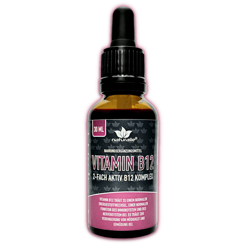 Vitamin B12 Tropfen - 2-Fach bioaktiv Komplex - hochdosiert (ca. 850 Tropfen) | naturalie.de