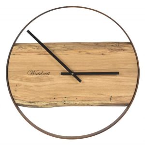 Waidzeit Wanduhr PREMIUM 42cm Eiche | Ordnung und mehr