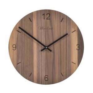 Waidzeit Wanduhr TEMPUS 30cm Walnuss | Ordnung und mehr