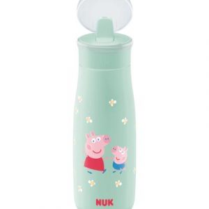 NUK Peppa Pig Mini-Me Flip Trinkflasche mit 2in1 Trinkaufsatz | NUK