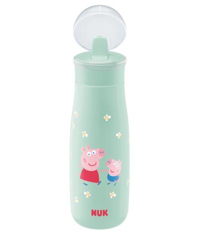 NUK Peppa Pig Mini-Me Flip Trinkflasche mit 2in1 Trinkaufsatz | NUK
