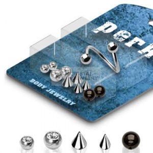 Twist Spirale Bonus Packung mit Ersatz-Kugeln und Spitzen. | cristal-jewelry