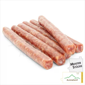 WURZENSTICKS | praktische geräucherte Snackwurst | würzige PREMIUM Würstchen | 6 Stück | Alpen Sepp – Alpengenuss