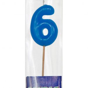 Geburtstagskerze am Stab 6 Partydeko | Karneval-Universe