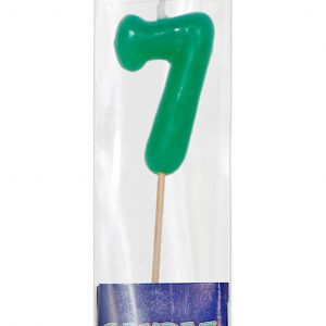 Geburtstagskerze am Stab 7 Partydeko | Karneval-Universe