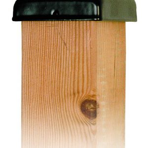 Pfostenkappe Pfostenabdeckung Flach schwarz 91mm | Intergardshop.de